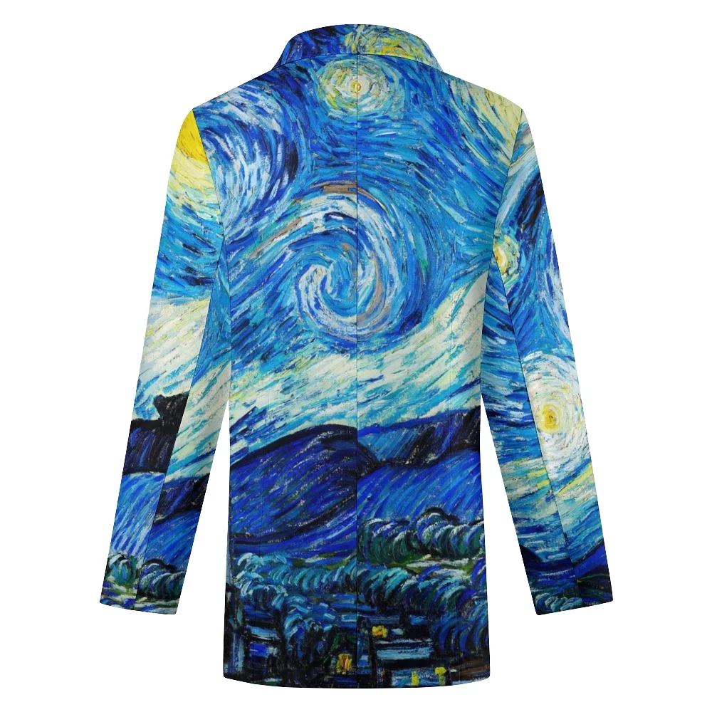 All Over Print Women's Blazer Women's casual suit