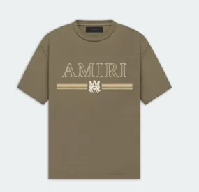 AMIRI  |Street Style Plain Cotton Short Sleeves Logo T-Shirts