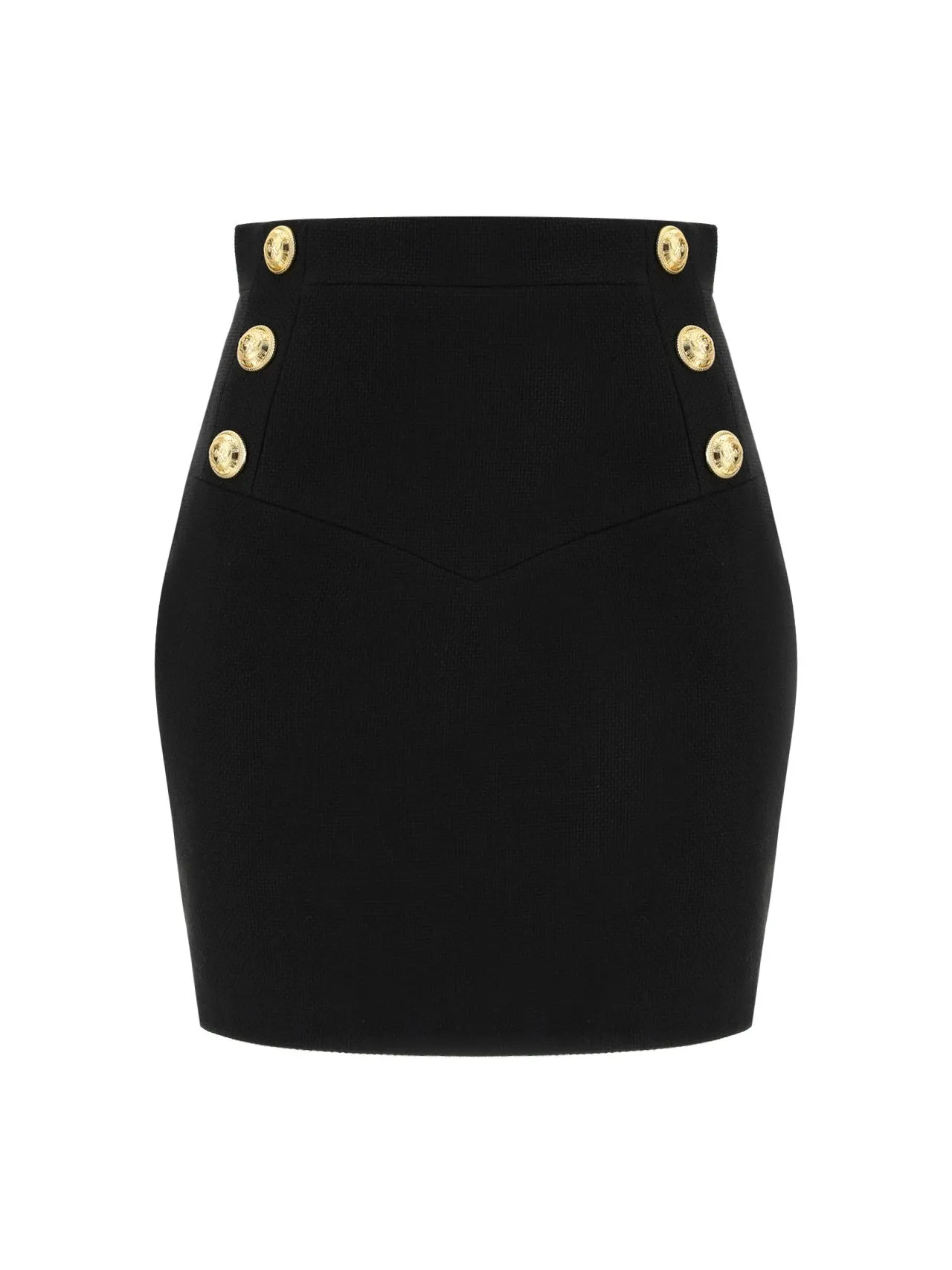 Balmain Buttoned Mini Skirt