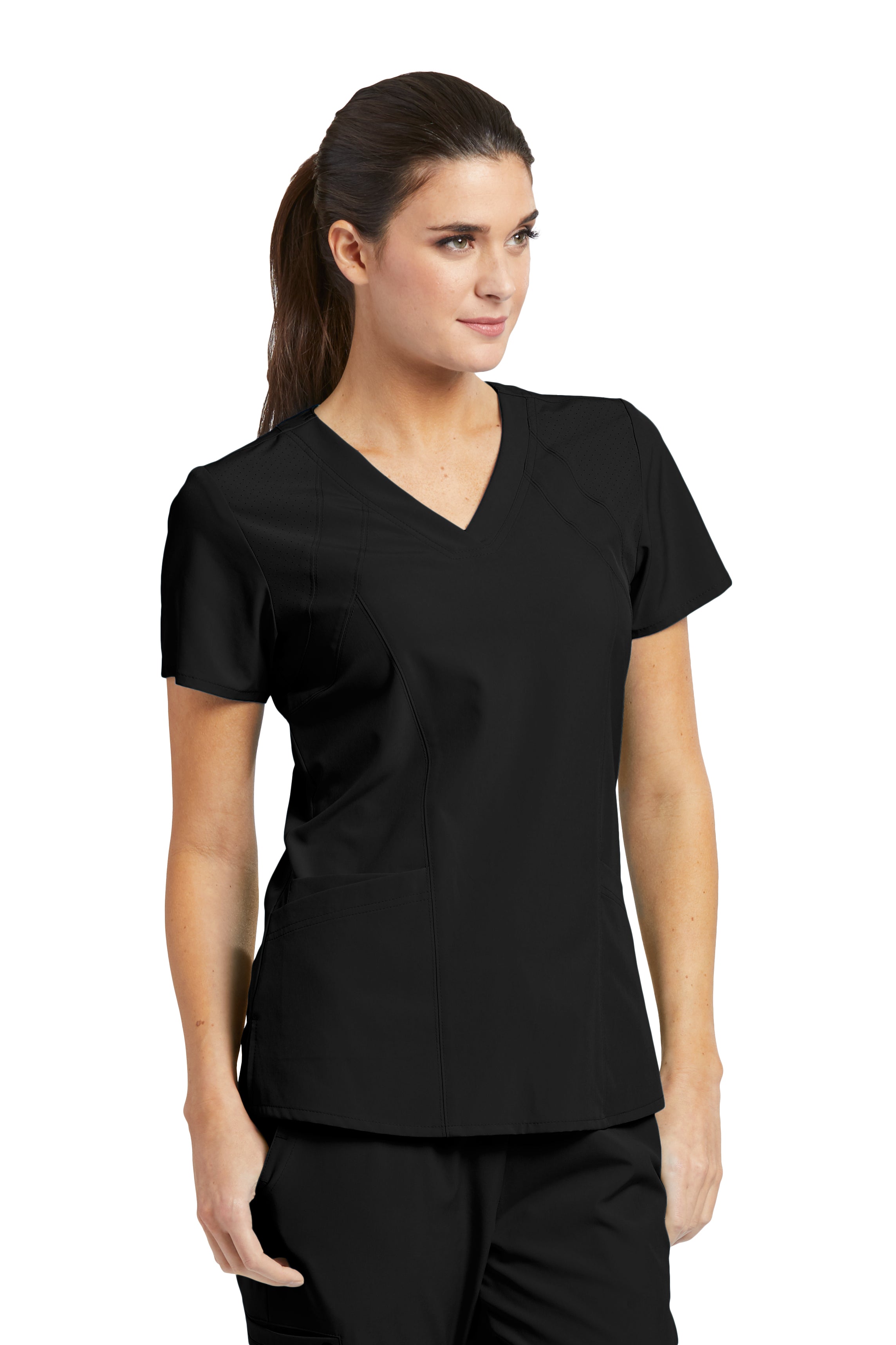 Barco One 5105 Women's Racer V-Neck Top