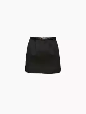 Belted Mini Skirt