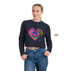 Bright Heart Women's Cropped Sweatshirt