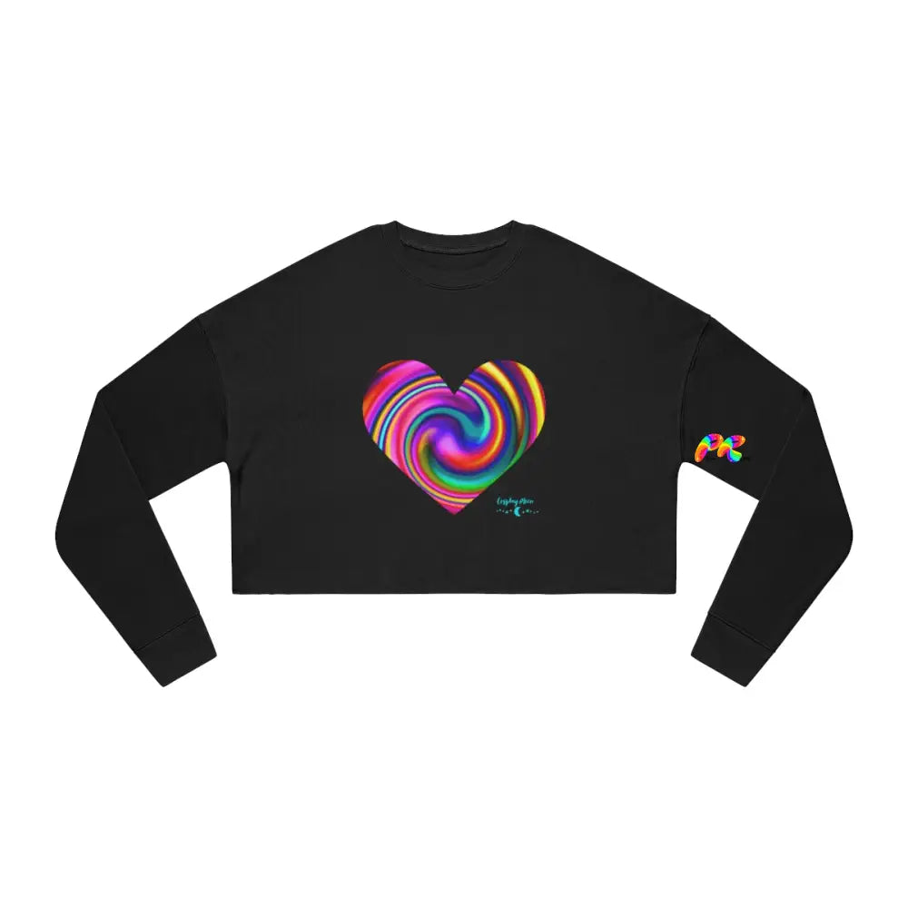 Bright Heart Women's Cropped Sweatshirt