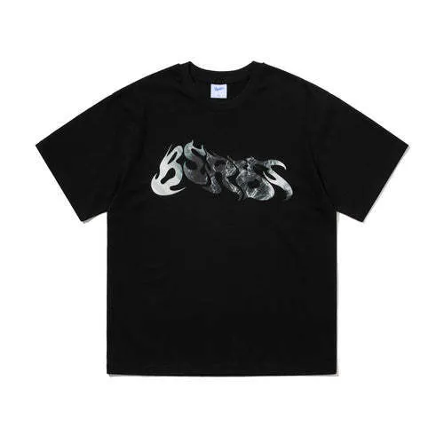 BSRABBIT  |Street Style U-Neck Cotton Short Sleeves T-Shirts