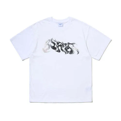 BSRABBIT  |Street Style U-Neck Cotton Short Sleeves T-Shirts