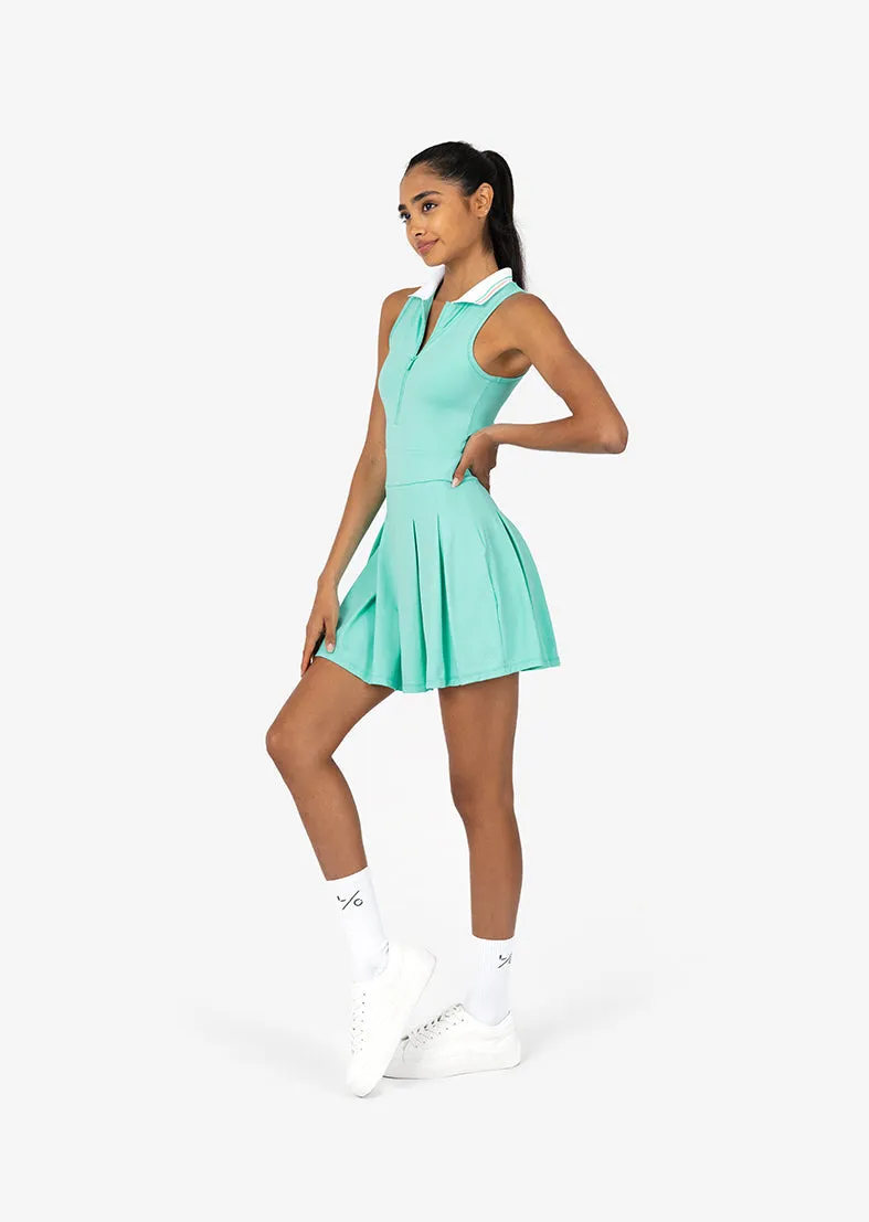 Club LC Vintage Pleated Dress Mint