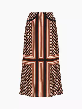 Cowboy Slang Midi Skirt