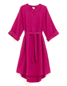 Elk - Elev Shirt Dress Bright Pink