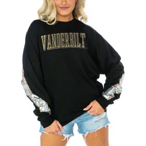 Gameday Couture  Vanderbilt Commodores Women's Black Guess Who's Back Long Sleeve T-Shirt