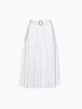 Gathered Basque Skirt