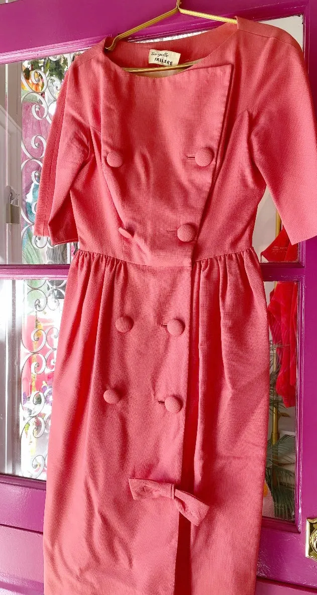 Georgette Trilere Vintage Dress