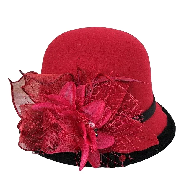 Hat Queen Orchya (Wine Red)