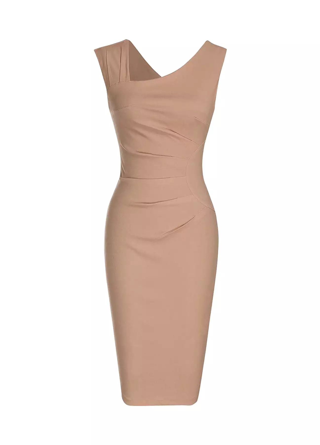 Haute Edition Women's Ruched Shoulder Bodycon Sheath Dress