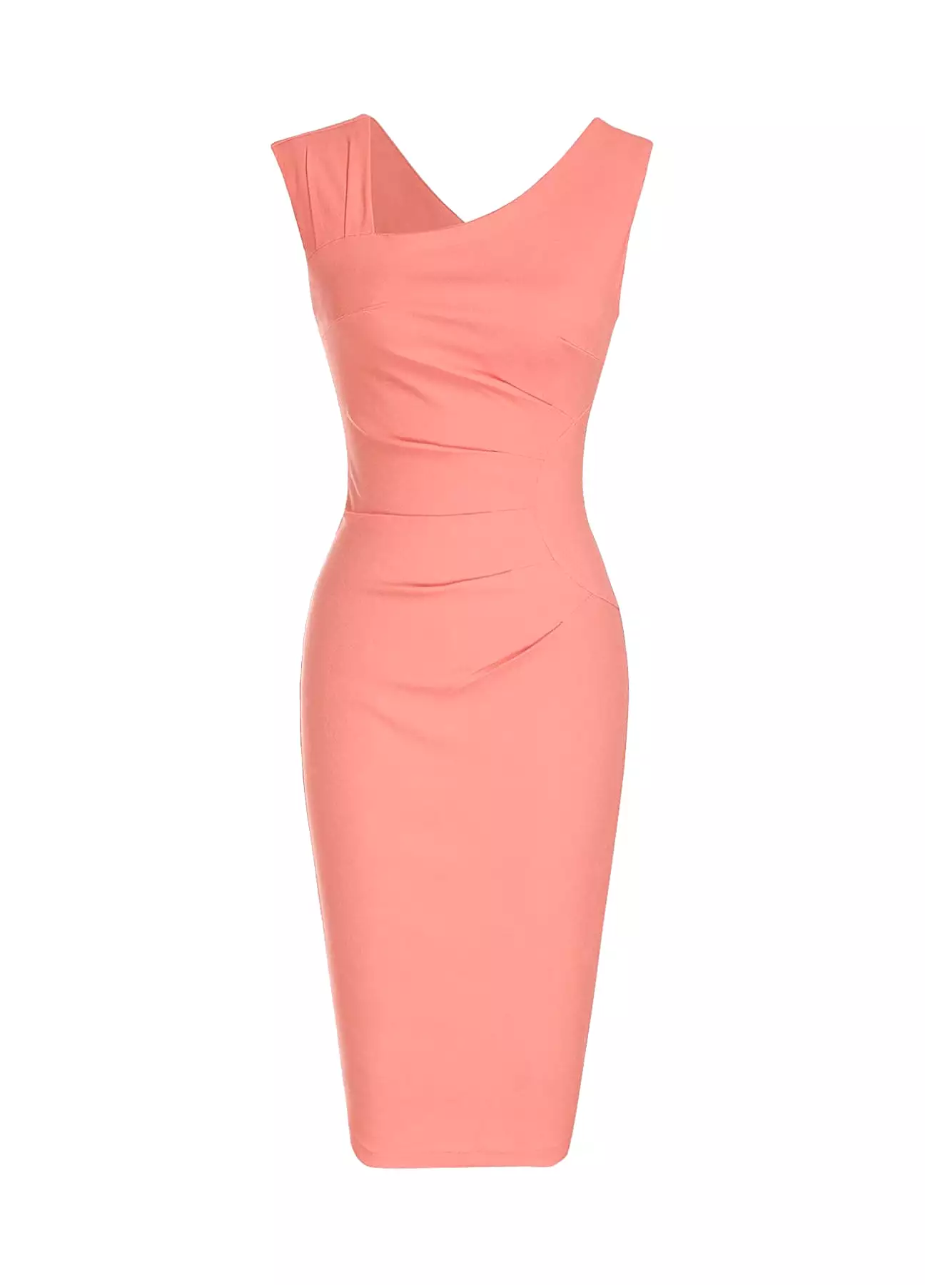 Haute Edition Women's Ruched Shoulder Bodycon Sheath Dress