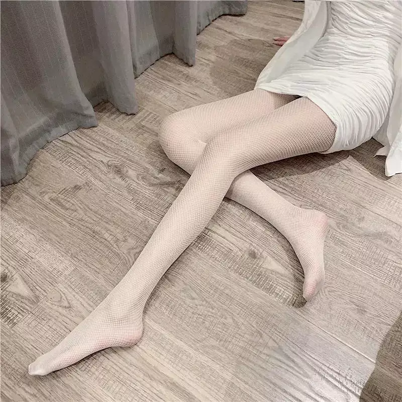 Hot Selling Slim Perfect Legs Sexy Women's Long Fishnet Mesh Nylon Tights Body Stockings Fish Net Pantyhose High Waist Hosiery