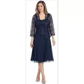 Jolene Short Dress with Jacket Size Medium Style SL8485