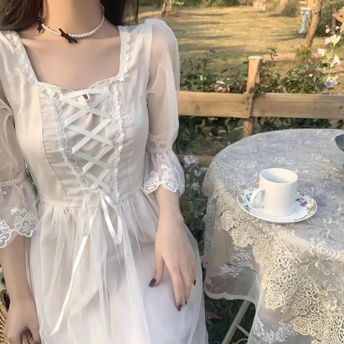 Keira Vintage-Aesthetic Princess Fairy Dress