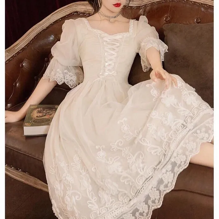 Keira Vintage-Aesthetic Princess Fairy Dress