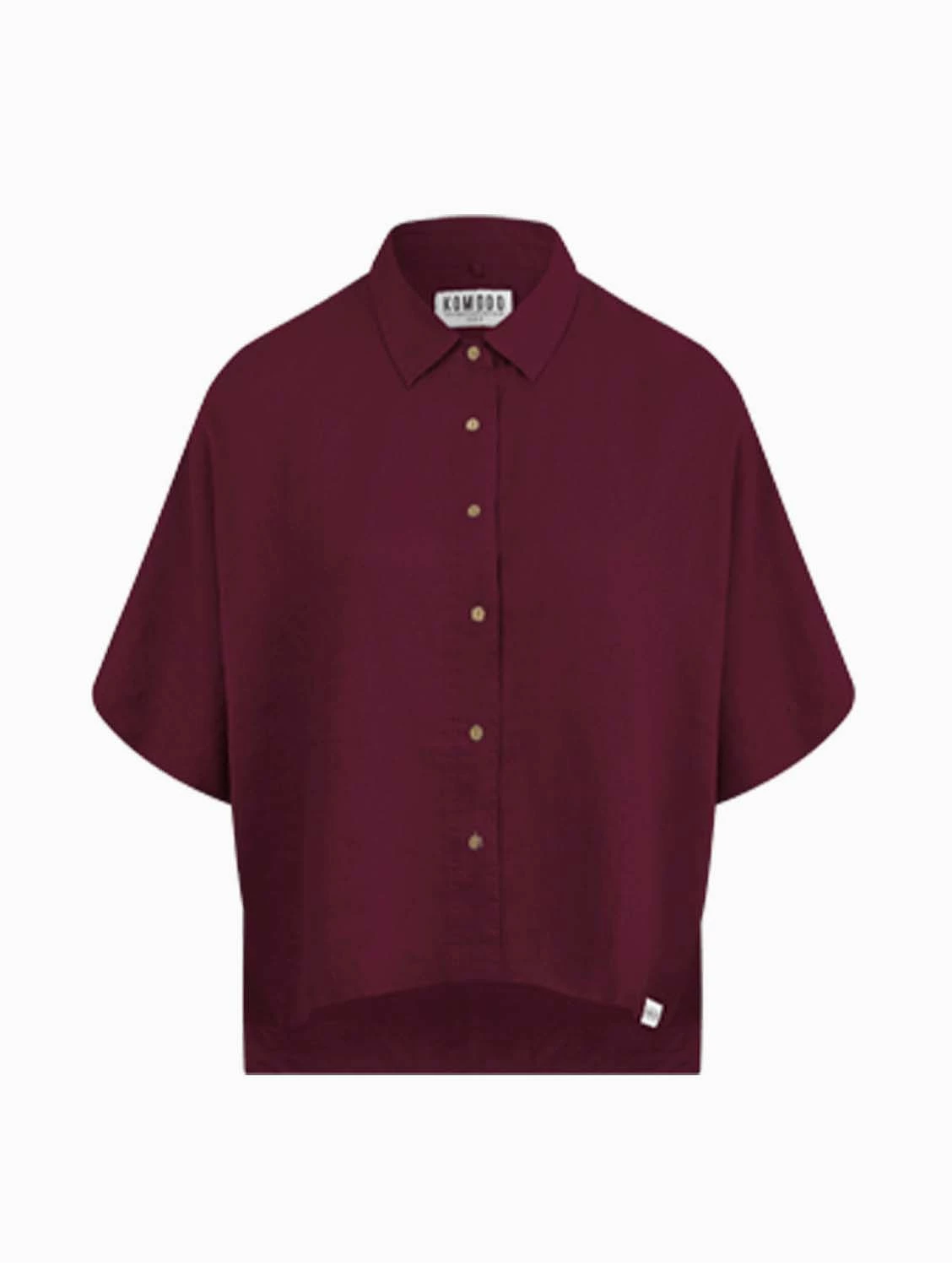 Kimono Women's Linen Shirt | Berry