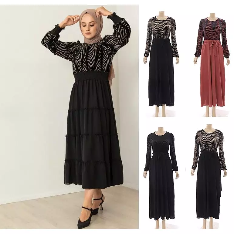 Long Sleeve Fashion Maxi Dress