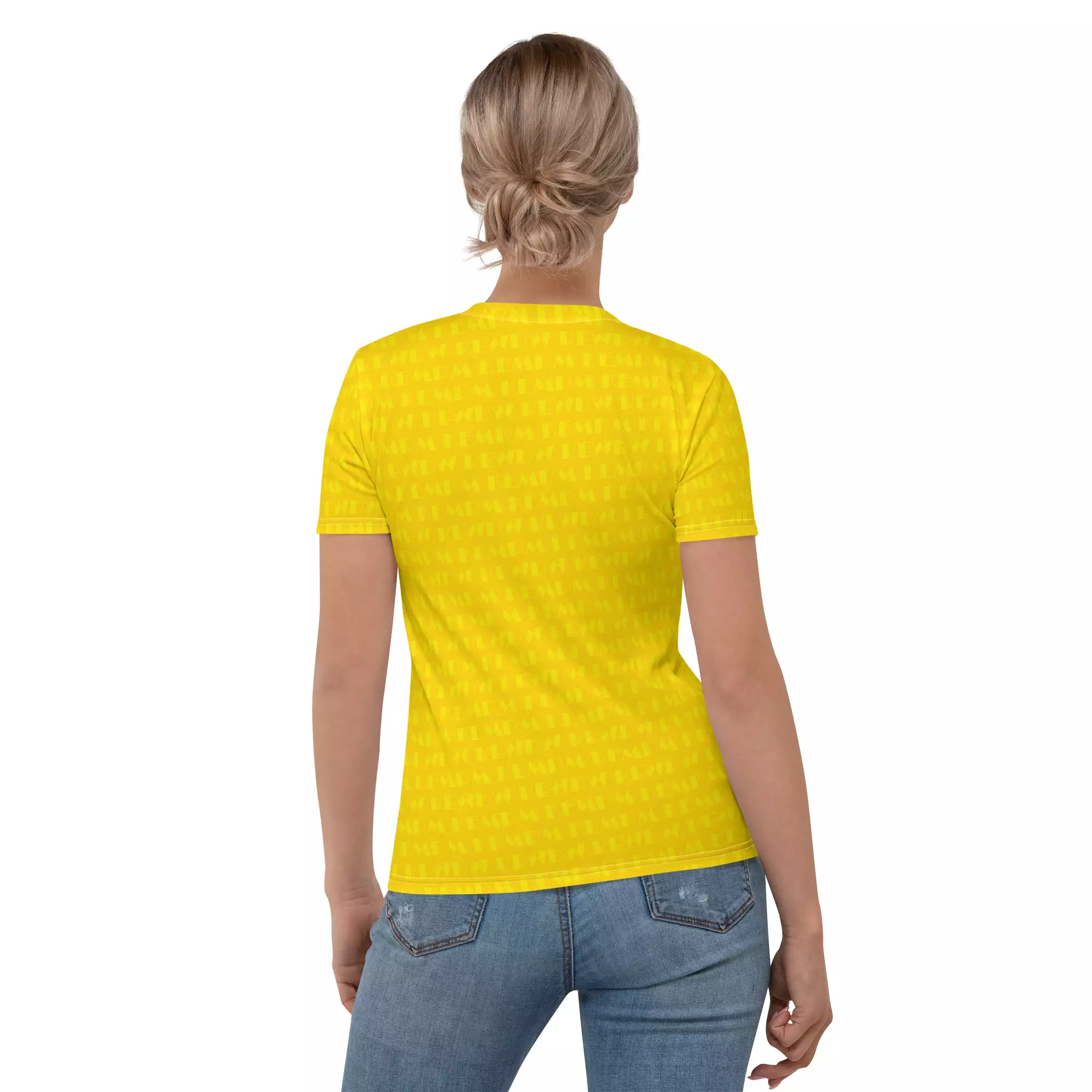 M KEMP Butterfly Yellow Women's T-shirt