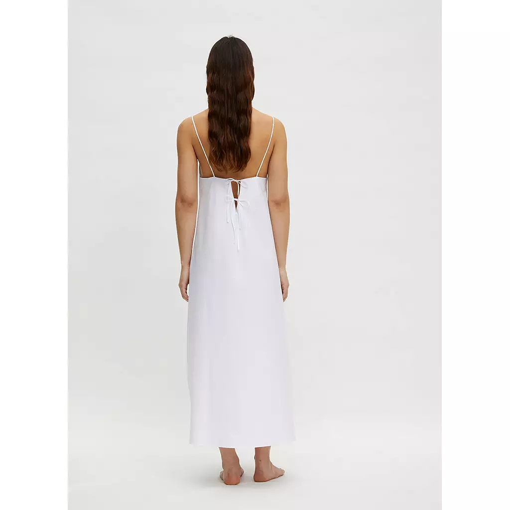 Maison Essentiele Vintage Maxi Dress Off White