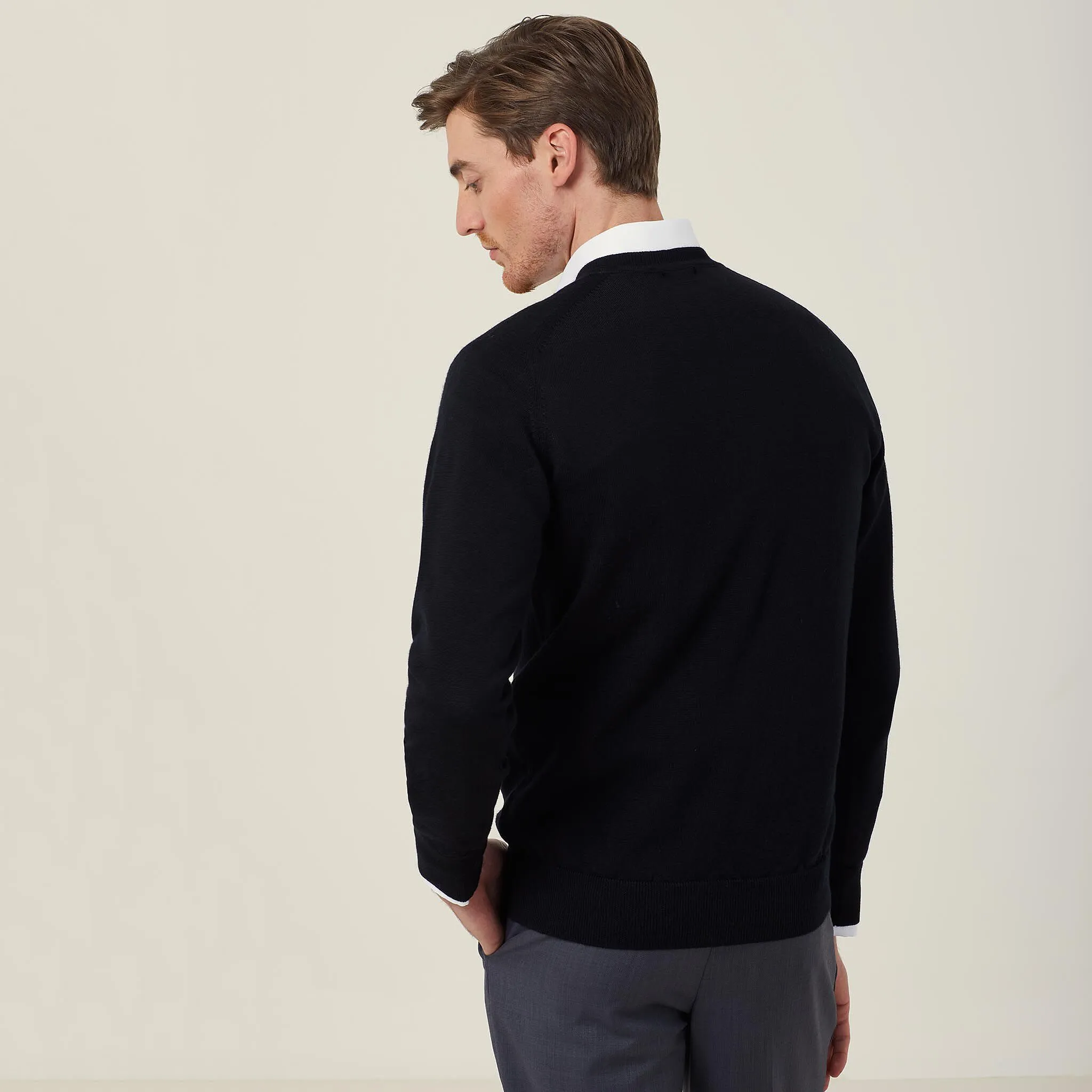 Merino Wool V-Neck Sweater