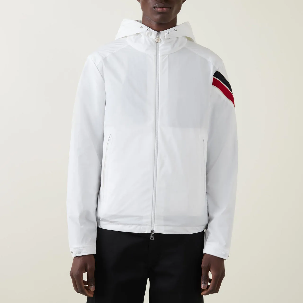 MONCLER Claut Lightweight Windbreaker Jacket - Cream