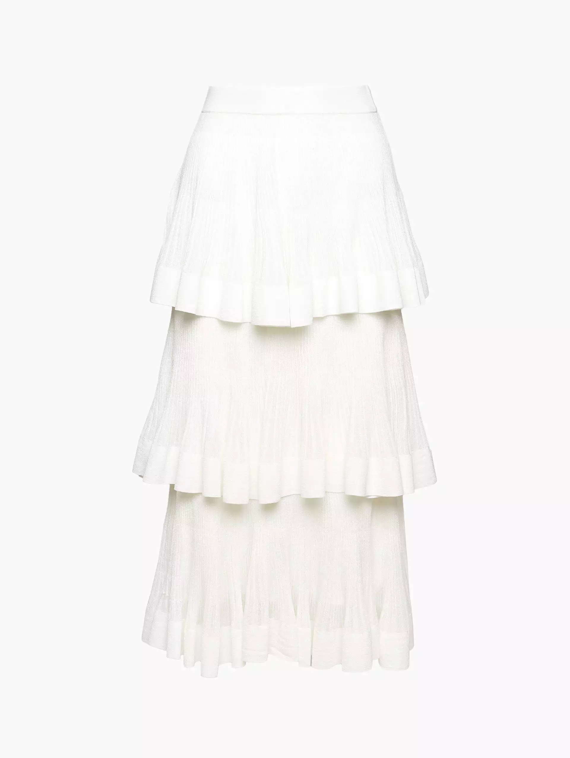 Natura Tiered Ruffle Skirt