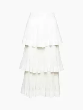 Natura Tiered Ruffle Skirt