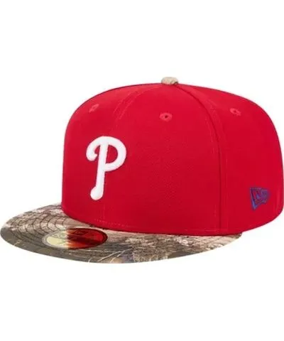 New Era Men's MLB Philadelphia Phillies Realtree 59FIFTY Fitted Hat