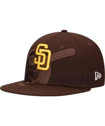 New Era Men's MLB San Diego Padres Shadow Logo 59FIFTY Fitted Hat