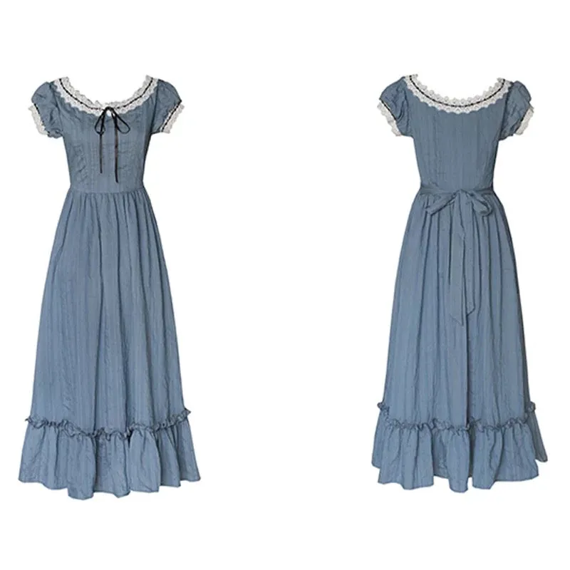 Nightfall Poem Vintage-style Romantic Academia Dress