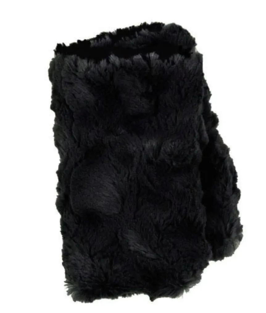 Pandemonium faux fur fingerless gloves