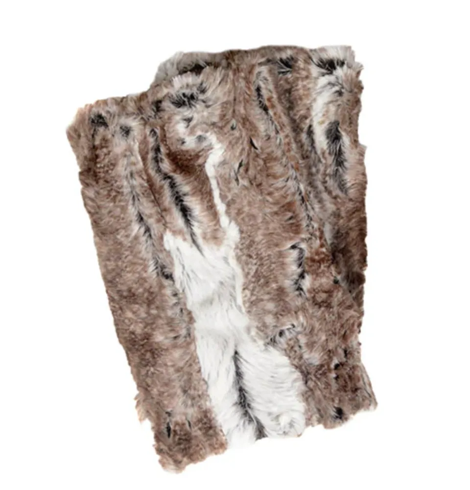 Pandemonium faux fur fingerless gloves