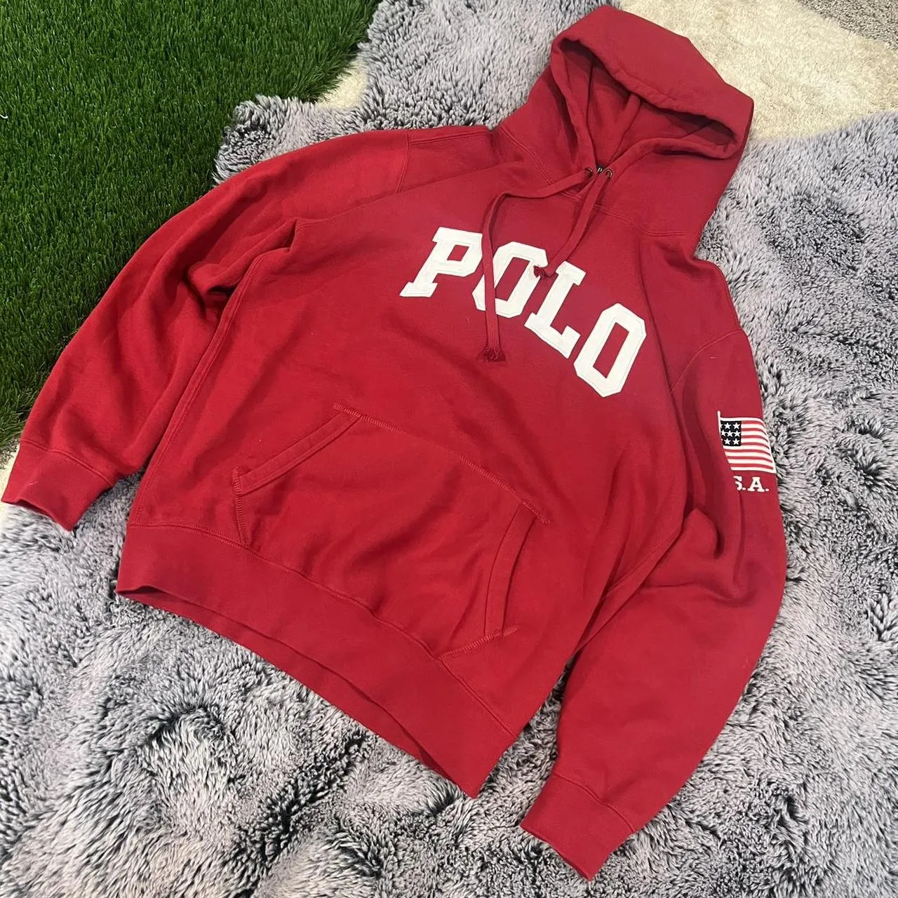 Polo Ralph Lauren Men's Red Hoodie