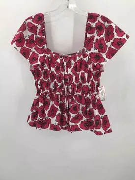 Pre-Owned Kate Spade Pink Size Small Printed Blouse