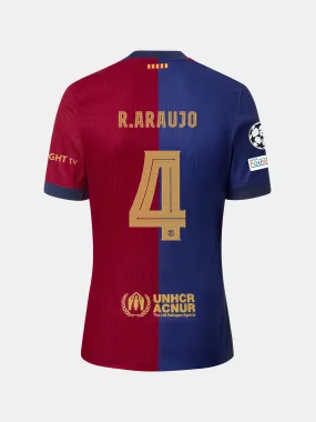 R. ARAUJO | UCL Women's home jersey 24/25 FC Barcelona