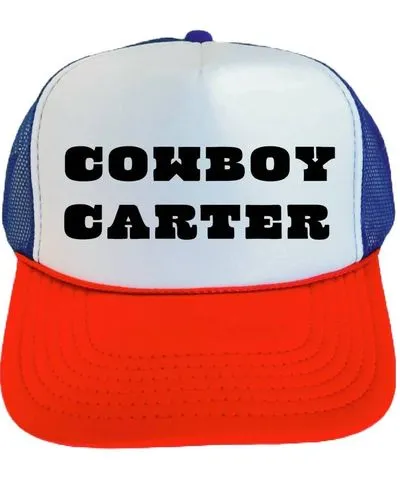 Rad Hat Society Women's Cowboy Carter Hat In Red/white