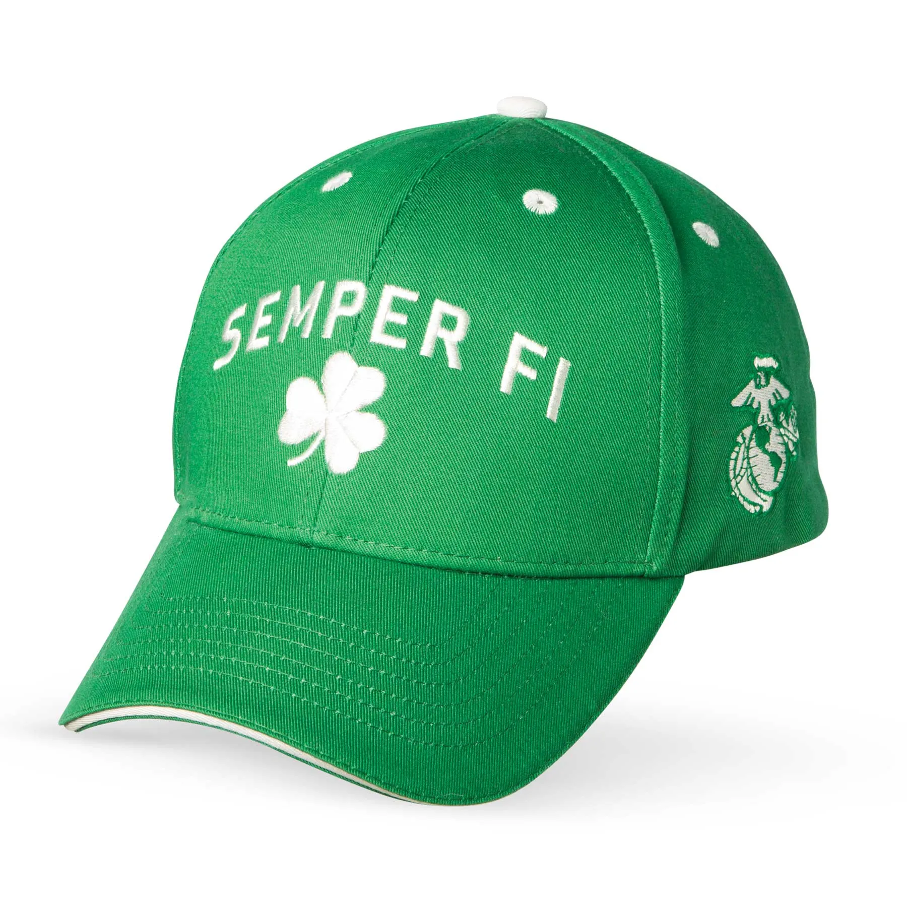 Semper Fi Shamrock Hat- Green