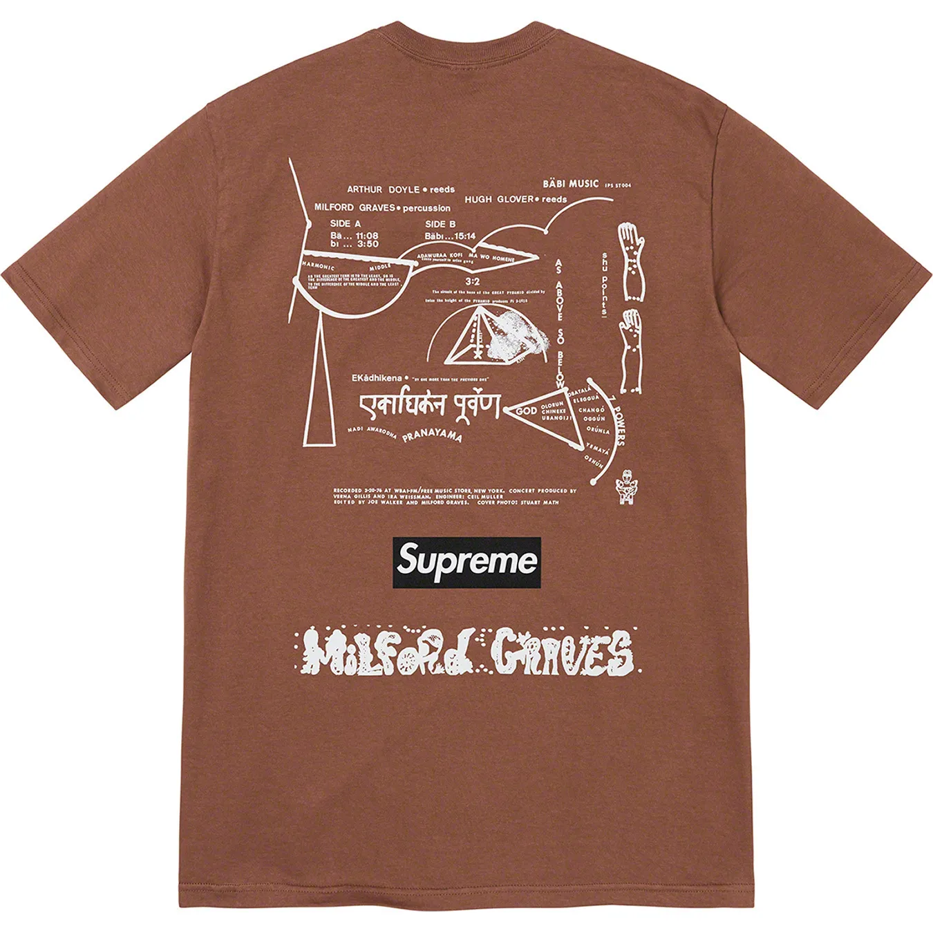 Supreme  |Unisex Street Style Logo Skater Style T-Shirts