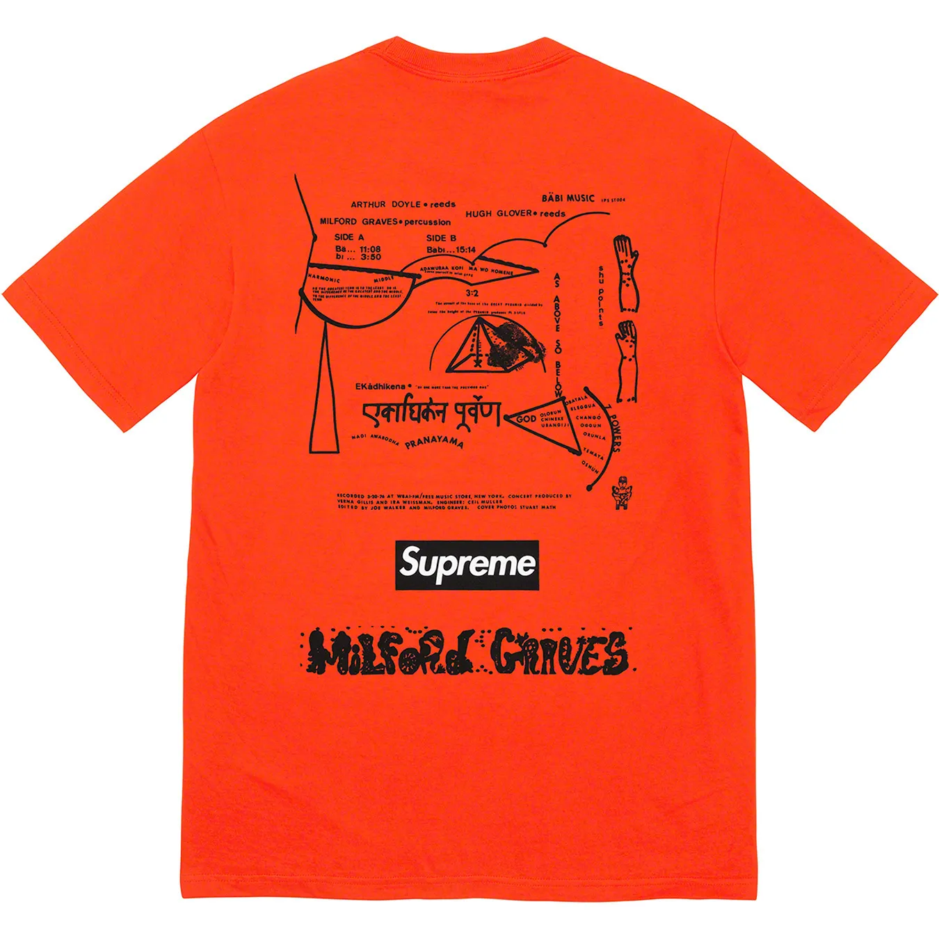 Supreme  |Unisex Street Style Logo Skater Style T-Shirts