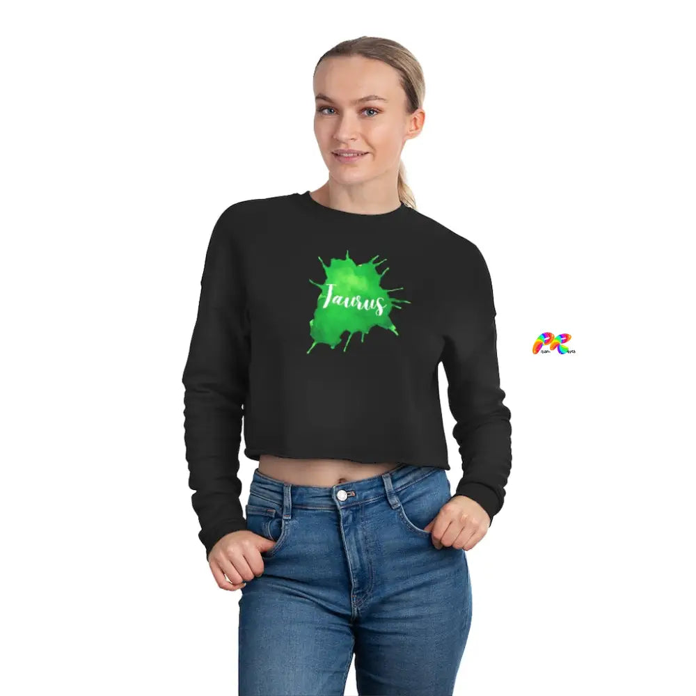 Taurus Women's Cropped Sweatshirt