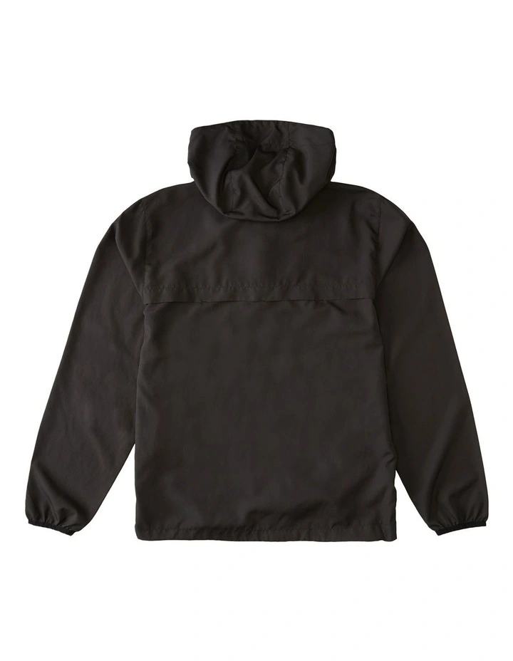 Transport Windbreaker Jacket in Black