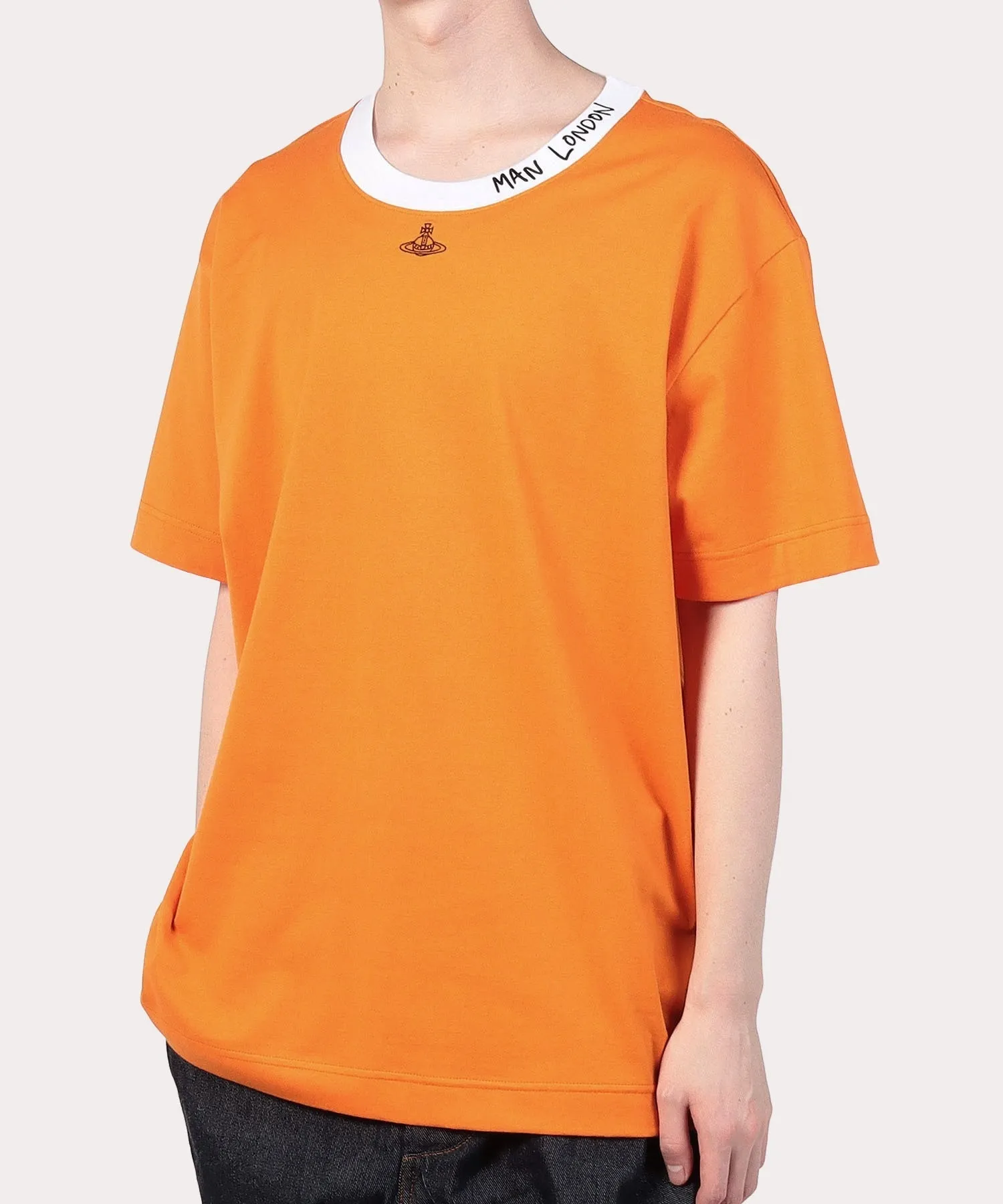 Vivienne Westwood  |Plain Cotton Short Sleeves Logo T-Shirts