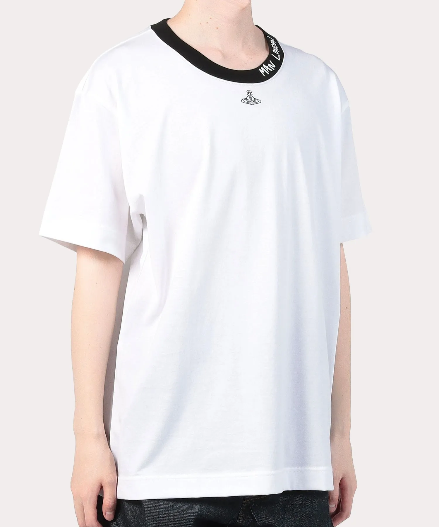 Vivienne Westwood  |Plain Cotton Short Sleeves Logo T-Shirts