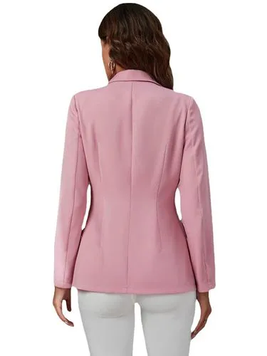 Women's Coat Long Sleeve Blazers Business Solid Color