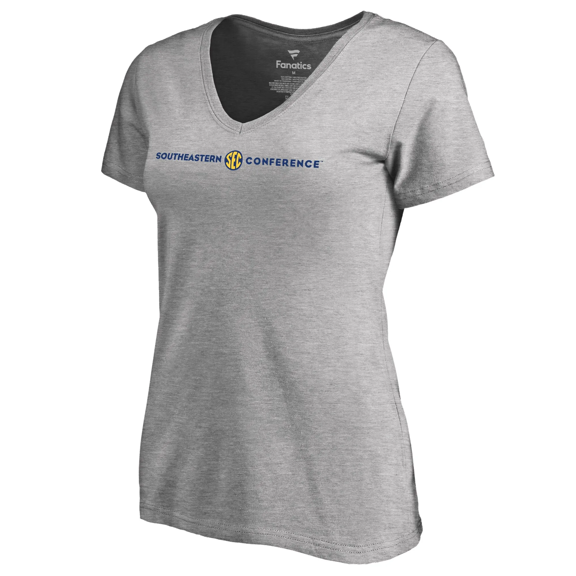 Women's Heather Gray SEC Gear Conference V-Neck T-Shirt