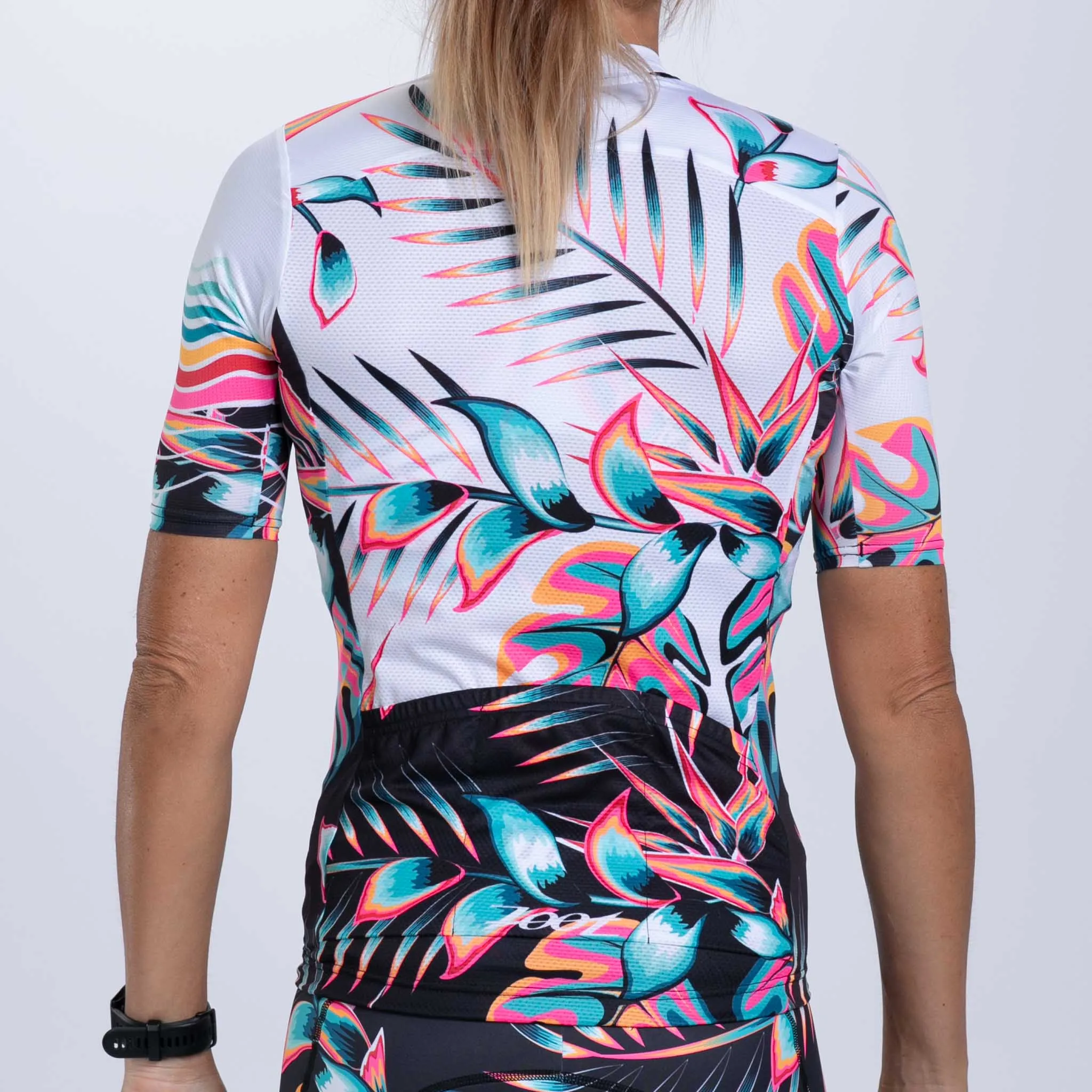 Women's Ltd Cycle Aero Jersey - Koa Tropical