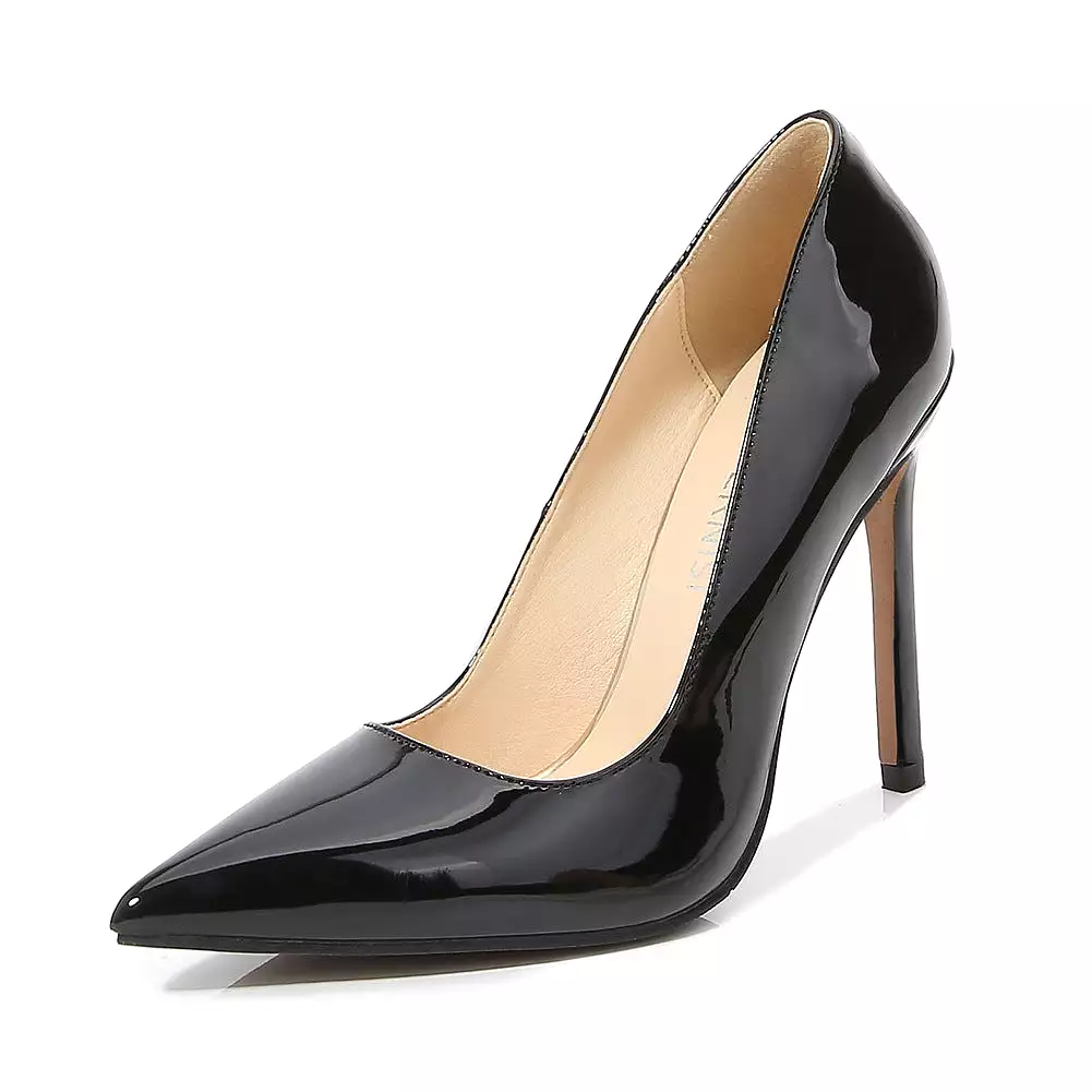 Women's Pointed Toe Shallow Stiletto Heel Pumps